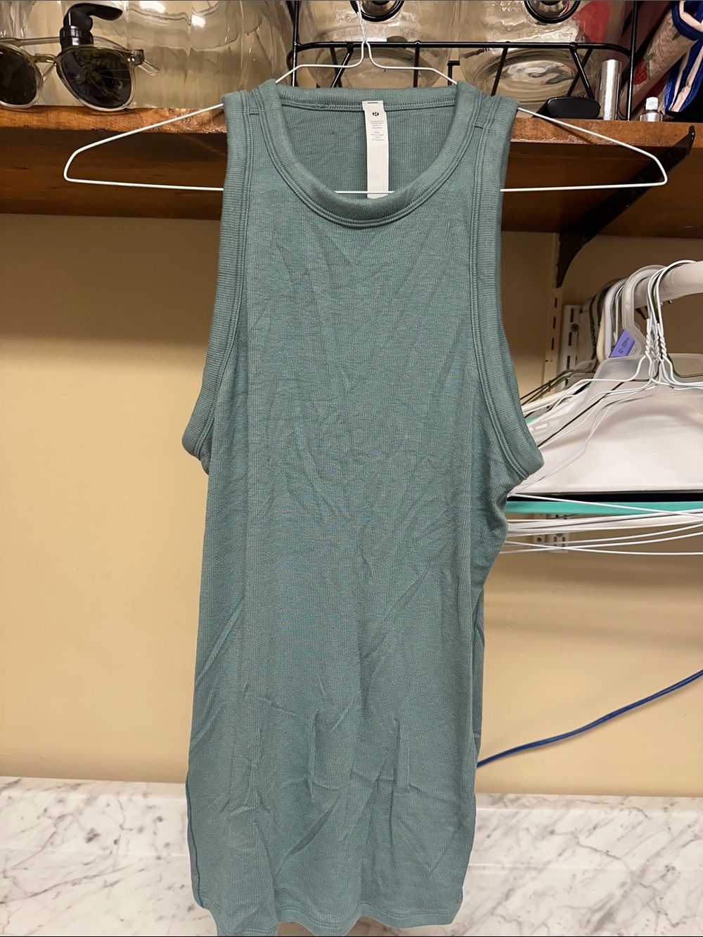 Lululemon Ribbed Tank Top - Sage Green